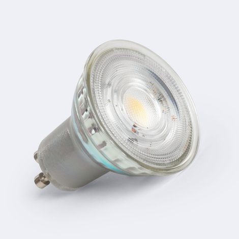 Bombilla LED GU10 10W 1000 lm Cristal 30º No Flicker 6000K Blanco Frío