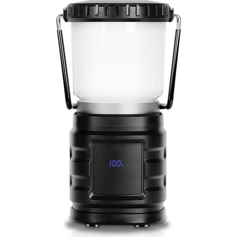 SWANEW Lampada da campeggio illuminazione esterna solare ricaricabile tenda portatile lanterna di emergenza campeggio LED 700Lumen (1/5)