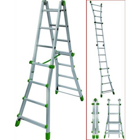 Scala in Alluminio Facal Eurobriko – Universale, Robusta e Sicura - Varianti: Bk 4 - Gradini 5/5