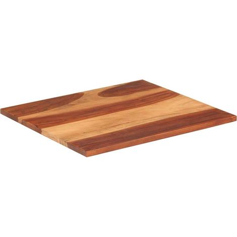 Maison Exclusive - Piano Tavolo in Legno Massello di Acacia 25-27 mm 70x80 cm (1/5)