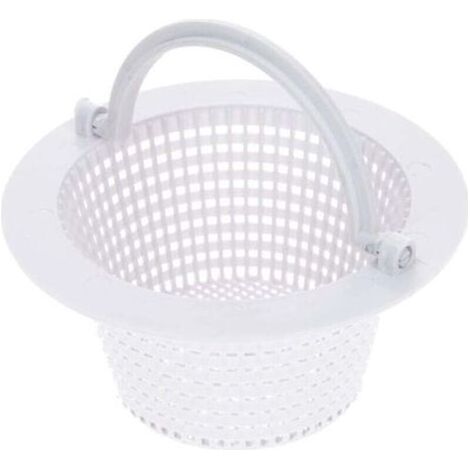 ALLIANDISPanier de Skimmer Piscine 16cm I Panier de Rechange pour Skimmer Standard I Préfiltre de Piscine I avec poignée pour Un Retrait Facile I Résistant au Chlore (1/4)