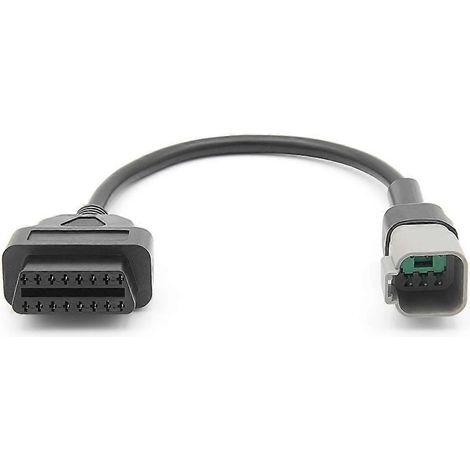 Câble adaptateur OBD2 CAN 6 vers 16 broches diagnostic auto (1/5)