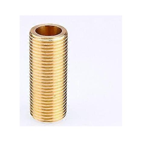 Raccord fileté en laiton 1/2 pouce pour tuyau fileté de raccord de réservoir (6 mm, 2 pièces) (1/5)