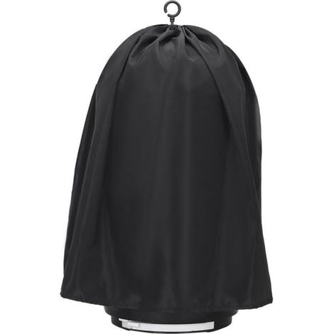 Housse de Protection pour Cage a Oiseaux et Perroquets,pour Cages Rondes de 30 a 40 cm de Diamètre et 65 a 70 cm de Hauteur,sans Cage,en Polyester,Imperméable,Coupe Vent,Occultante (1/5)