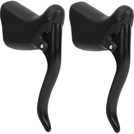 1 Paire de Poignées de Frein en Alliage d'Aluminium pour VTT/Vélo de Route - Noir (1/5)