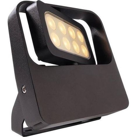 TRADE SHOP - Faretto Led 9w Orientabile Faro Ip65 Esterno Proiettore Luce Giardino Vetrine 230v - (1/4)