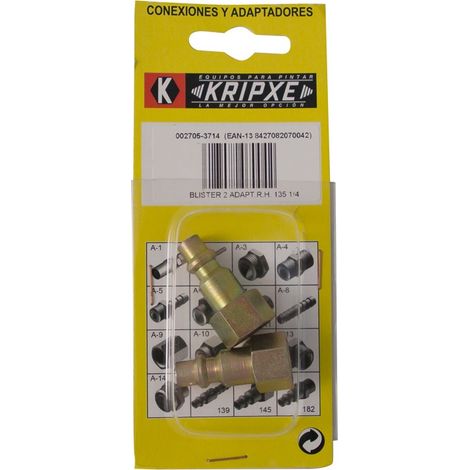ADATTATORE FEMMINA RACCORDO R. B2 - 1/4''