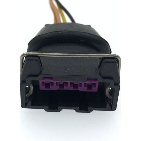 Connecteur automobile gainé à 4 broches DJ7044A-3.5-21 pour faisceaux de câbles automobiles - Fiche simple
