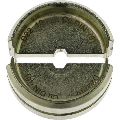 Insert de mâchoire de sertissage hexagonal pour cosse de câble 10 mm²