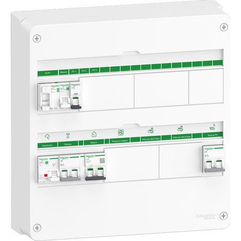 Rési9 Energy Center - Mono 7-9 kWc - onduleur centralisé -18mod. 2 rangées (R9HPV218A19C)