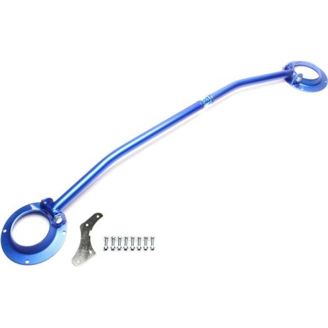 Barre anti rapprochement Alu Bleu avant Volkswagen Jetta II Type 19E 1985 a 1988-32932385