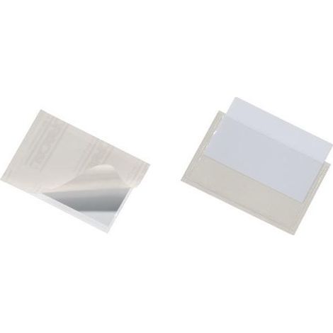 DURABLE Selbstklebetasche POCKETFIX® 90x57mm mit Daumenstanzung Pckg. à 100 1 Pg. à 100 Stück 827919 (1/4)