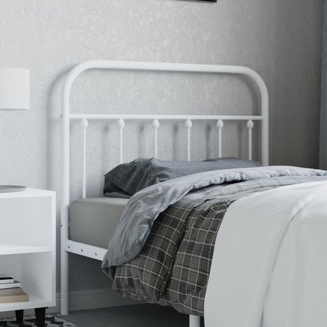 Tête de lit,Panneau de lit,Pour Lit adulte,Décoration murale Enfant métal blanc 100 cm XZZZ156128 (1/5)