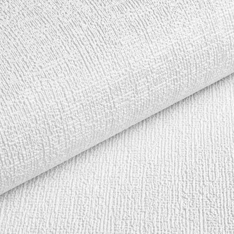 Epais Papier Peint Adhesif Mural Blanc Imperméable Revetement Mural Adhesif Blanc Papiers Peints Blanche Relief Rouleau Adhésif Chambre Salon 45CMx2M Papier Peint Autocollant Murals 3D (1/5)