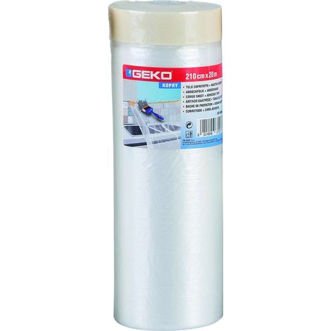 FILM PER MASCHERATURA + NASTRO ADESIVO CM.210 X 20 MT espositore 12 pezzi