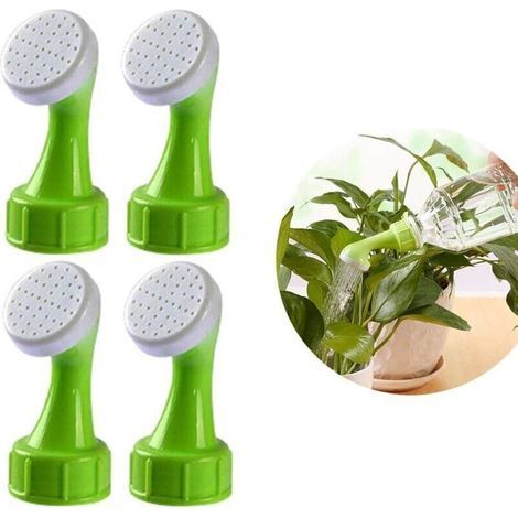 Arroseur Bouchon de Bouteille 4 pcs, Vase d'arrosage Bouilloire Pomme de Douche Outils de Jardin, Arrosoirs pour Bouteilles d'eau Outil d'abreuvement ménager pour Plantes en Pots (1/4)