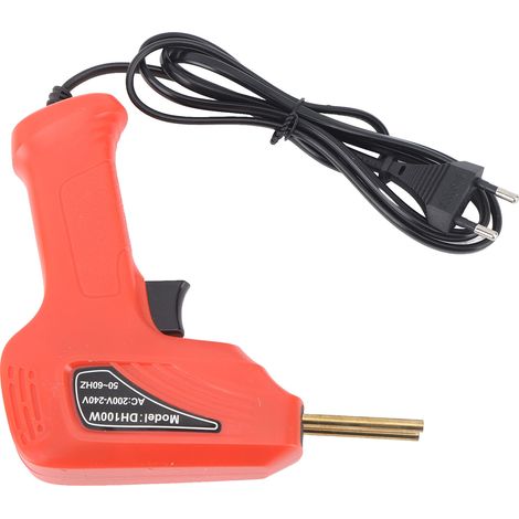 Pistolet à souder avec indicateur de puissance LED, 50 W, prise UE, 200-240 V, poste à souder portatif pour applications plastiques quotidiennes, rouge. (1/5)