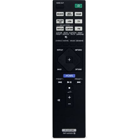 Telecomando compatibile con sistema AV Sony, lettore Blu-ray e amplificatore RMT-AA320U (1/5)