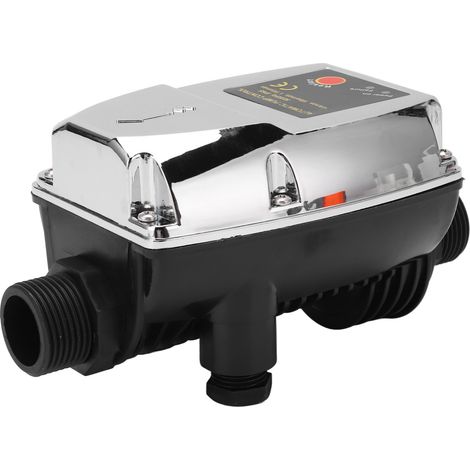 Wasserpumpensteuerung, silbernes, wasserdichtes ABS-Gehäuse, intelligenter automatischer Druckschalter, 10 A (1/5)