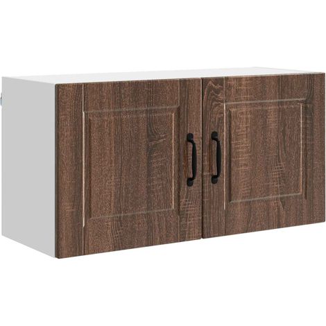 Maison Exclusive - Armario de Pared PORTO Roble Marrón 80 x 31 x