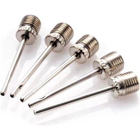 Aiguilles de gonflage pour ballon - Lot de 5 - Filetage 8 mm - Valve à pointeau - Accessoire pompe (1/5)