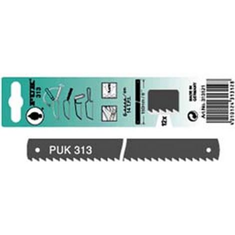 12PZ LAME PER SEGHETTO PUK PER LEGNO - mm.150