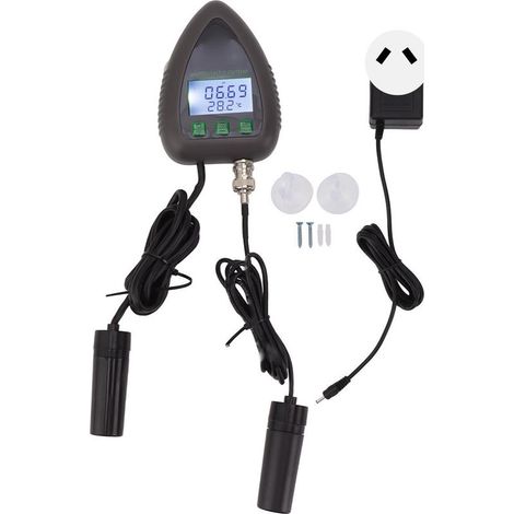 5-in-1 WLAN-Wasserqualitätstester: pH-Wert, TDS, Salzgehalt, Dichte, Temperatur, App-Anbindung, kontinuierliches Hydroponik-Monitoring mit Tuya, EU-Stecker 230 V (1/5)