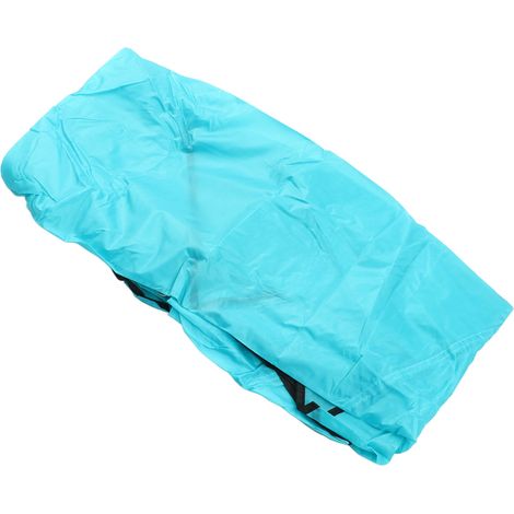 Auvent toile acier inoxydable 4x4x4m triangle avec 3 cordes pour cour jardin pelouse bleu (1/5)