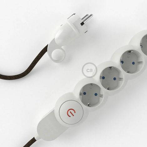 Multiprise Creative Cables m1t4b01rn04 3680W câble lin naturel (1/3)