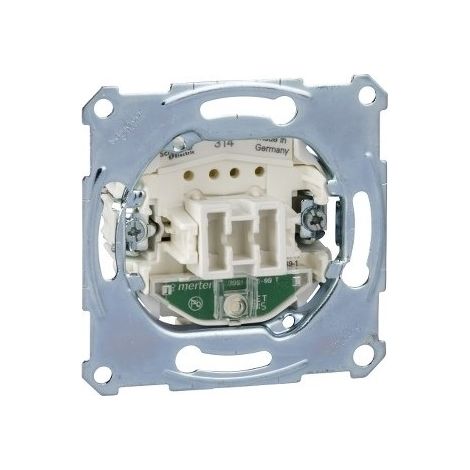 Interruptor simple Merten 10A 250V IP20 con indicador luminoso MTN3131-0000