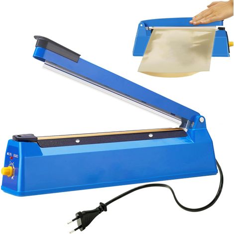 Scelleuse Thermique, Thermoscelleuse 200 Mm pour Sacs Plastiques PE PP PVC, avec 8 Niveaux de Température, Soudeuse Sac Plastique Portable pour Aliments, Snacks, Cuisine, Emballage, Stockage (1/5)