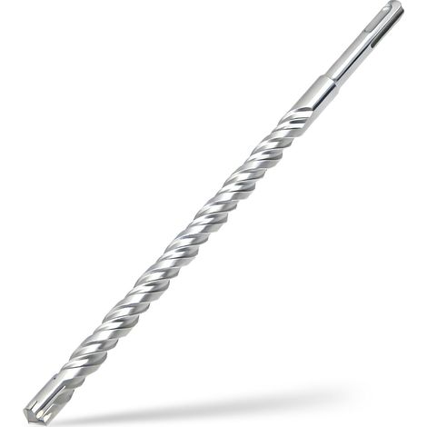 Foret SDS Plus 14mm x 250mm,avec 4 taillants en carbure et double vis,pour pierre naturelle,béton (1/5)