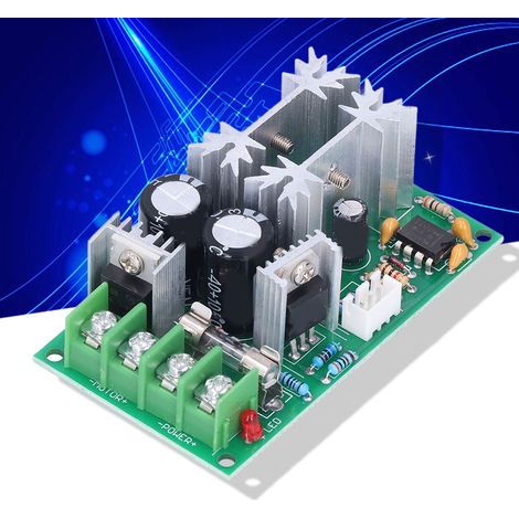 Drehzahlregler für Gleichstrommotoren, 10–60 V DC Hochleistungs-Steuermodul, PWM-Regler, 20 A Stromregler (1/5)