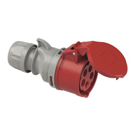 prise mobile - droite - 32a - 3p+n+t - 380 à 415v - ip44 - bizline 701106