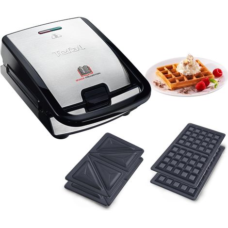 Appareil multifonction gaufres et croque-monsieur 700 W
