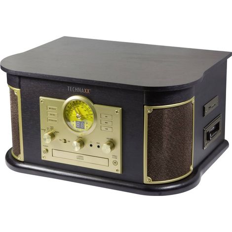 Technaxx TX-103 Platine USB entraînement par courroie marron antique (1/4)