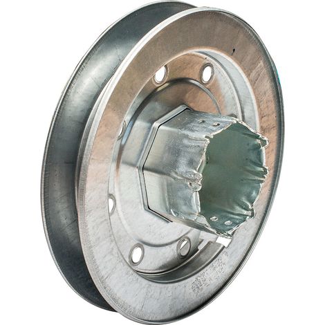 Carrucola metallica con perno "PR19" per tapparelle Ø15,5cm con perno 12mm in acciaio zincato