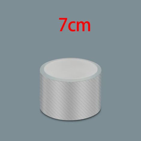 Film protecteur pour portières de voiture (3 m,7 cm,fibre de carbone) - Autocollants anti-rayures transparents - Protection universelle pour seuils de portières (1/3)
