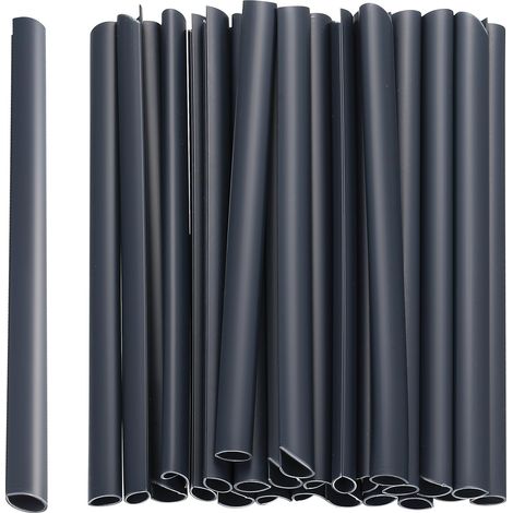 50 Pcs Rail de Serrage pour Brise-Vue, 19 x 1,5 cm Clips de Fixation pour Protection Visuelle, Bandes de Brise-Vue pour clôture à Double Fil, clôture de Jardin (1/5)