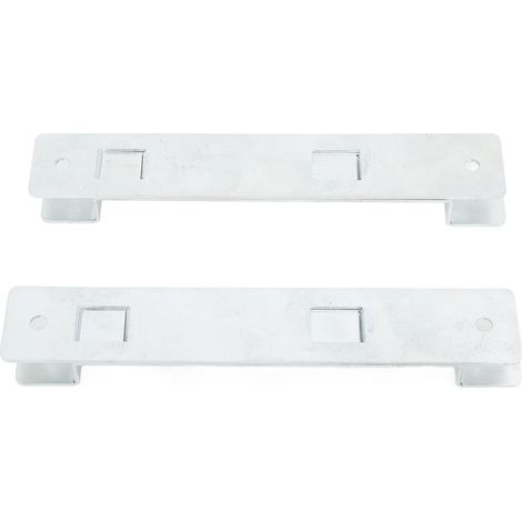 2 jeux de supports pour mangeoires, en acier galvanisé, supports de fixation pour mangeoires et nichoirs (1/5)
