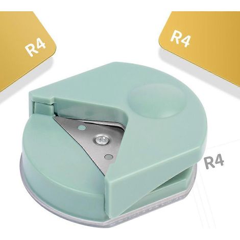 Lot de 2 perforatrices à coins arrondis, pour projets de bricolage et scrapbooking (vert). (1/5)