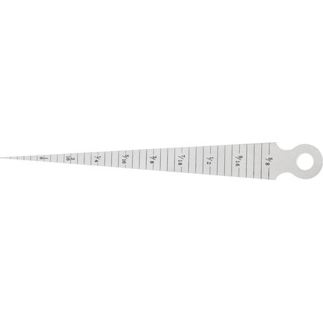 CB02 1-15mm Kegellehre aus Edelstahl zum Messen von metrischen und Zoll-Löchern (1/5)