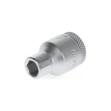 Insert de clé à douille 30 3/8 pouces 6 pans SW 7 mm L.28 mm (1/5)