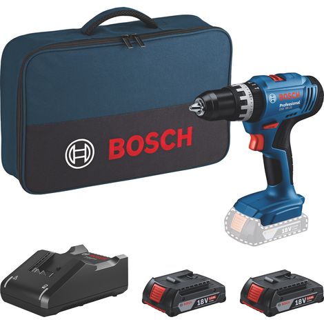 Bosch TRAPANO AVVITATORE CON PERCUSSIONE GSB 18V-25 2 batterie 2,0 Ah con borsa (1/3)