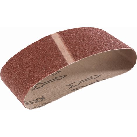 20x Arebos Bandas de lija Papeles de lija para lijadora de banda 75x457mm Grano 120 (1/3)