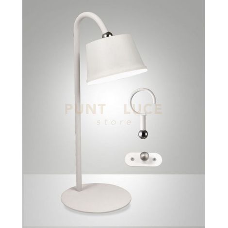 ARMANDA KIT COMPLETO  ILLUMINATORE BIANCO  A LED 3W 3000K 320LM DIMMERABILE E ORIENTABILE RICARICABILE IP54