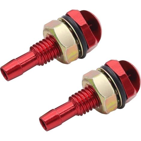 Lot de 2 buses de lave-glace universelles pour pare-brise avant de voiture (rouge) (1/5)
