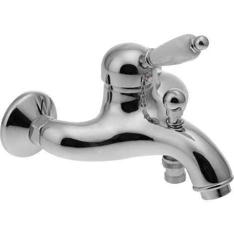 Sapho Kirké - Mitigeur de baignoire White, chrome KI10BC (1/2)