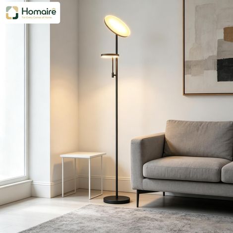 Meuble de rangement avec tiroirs, noir, en décor bois 25 x 25 x 175 cm HOMAIRE (1/5)