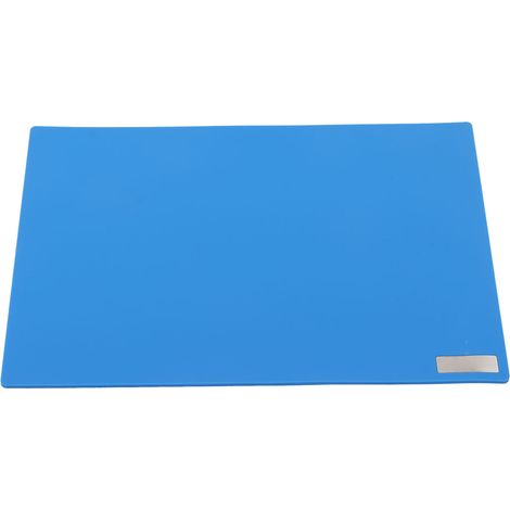 Tapis de soudure en silicone pour réparation d'ordinateurs et de téléphones, résistant aux hautes températures, isolation en silicone, 500 x 350 x 5,7 mm, bleu foncé (1/5)